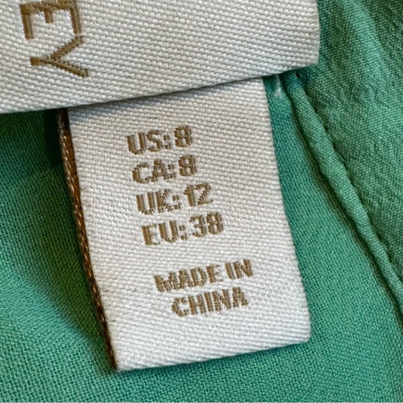 Cynthia Rowley Sleeveless Teal 100% Silk Tie waist Mini Dress - Picture 2 of 3